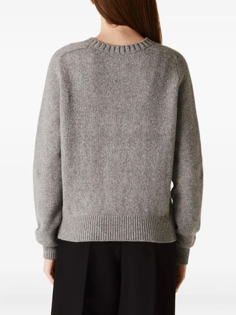 KHAITE Nera crew-neck cashmere sweater - Grey