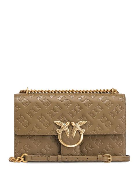 PINKO Love One Classic cross body bag - Green - zdjęcie produktu nr 1