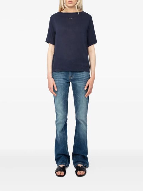 Zadig&Voltaire Ella T-shirt - Blue - zdjęcie produktu nr 2