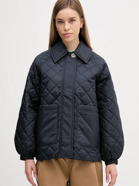 Barbour kurtka Laoise kolor granatowy przejściowa LQU1886 - zdjęcie produktu nr 1