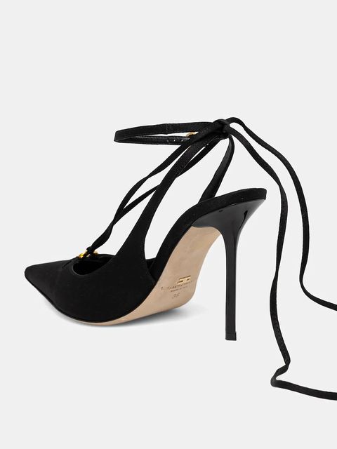 Elisabetta Franchi szpilki kolor czarny SA62B56E2 - zdjęcie produktu nr 2