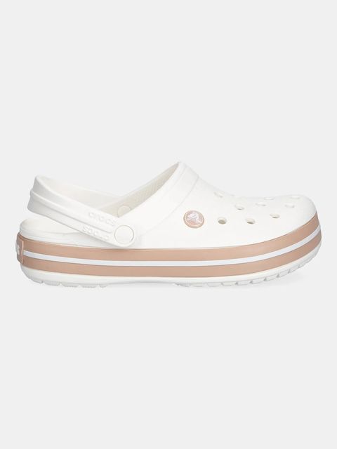 Crocs klapki Crocband damskie kolor biały 11016