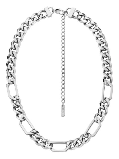 Diesel steel chain-link necklace - Grey