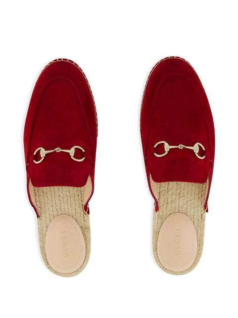 Gucci horsebit espadrille - Red