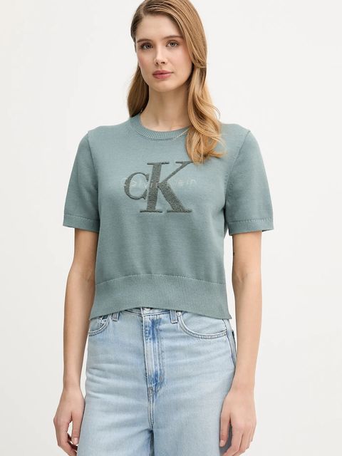 Calvin Klein Jeans t-shirt bawełniany - zdjęcie produktu nr 1