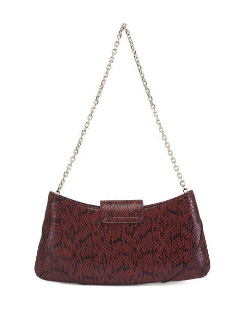 Jimmy Choo snake-print leather shoulder bag - Brown - zdjęcie produktu nr 2