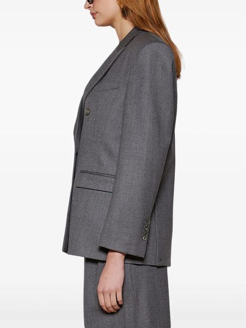 WARDROBE.NYC double-breasted virgin wool blazer - Grey