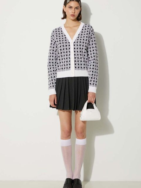 Kenzo kardigan z domieszką wełny Weave Cardigan - zdjęcie produktu nr 1