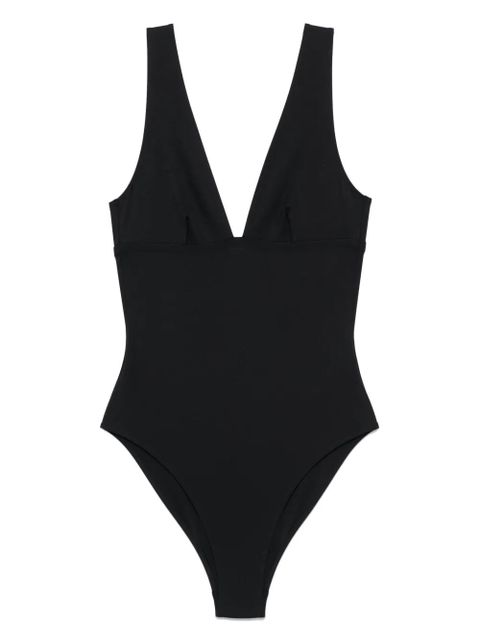 MC2 Saint Barth V-neck swimsuit - Black - zdjęcie produktu nr 1