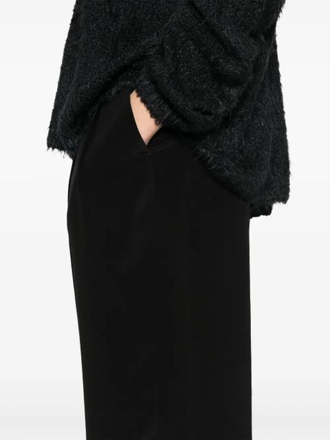 TOTEME pleated straight-leg trousers - Black - zdjęcie produktu nr 2