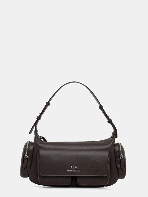 Armani Exchange torebka kolor brązowy XW000404 AF12589 - zdjęcie produktu nr 1