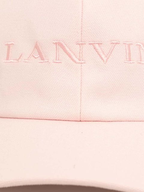 Lanvin czapka z daszkiem bawełniana - zdjęcie produktu nr 2