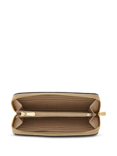 Ferragamo Gancini-plaque leather wallet - Neutrals