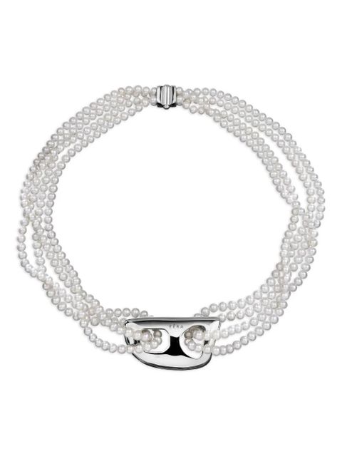 EÉRA multi-strand pearl necklace - Silver - zdjęcie produktu nr 1