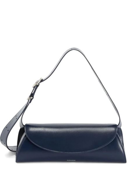 Jil Sander small Cannolo leather shoulder bag - Blue - zdjęcie produktu nr 1
