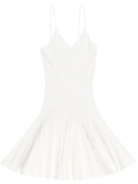 KHAITE Alizee mini dress - White