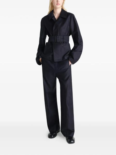 LEMAIRE belted jacket - Blue