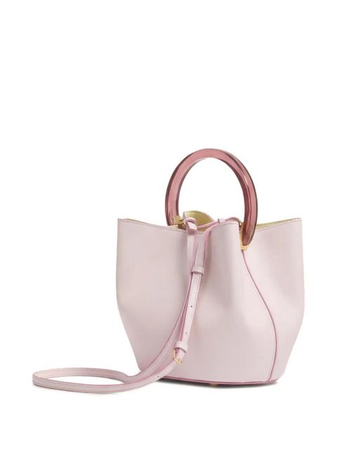 Marni small Pannier ring-detail bucket bag - White - zdjęcie produktu nr 2