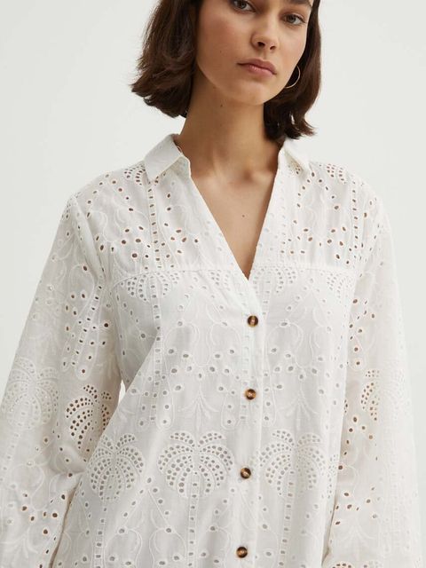 Never Fully Dressed sukienka bawełniana Jenna Shirt dress