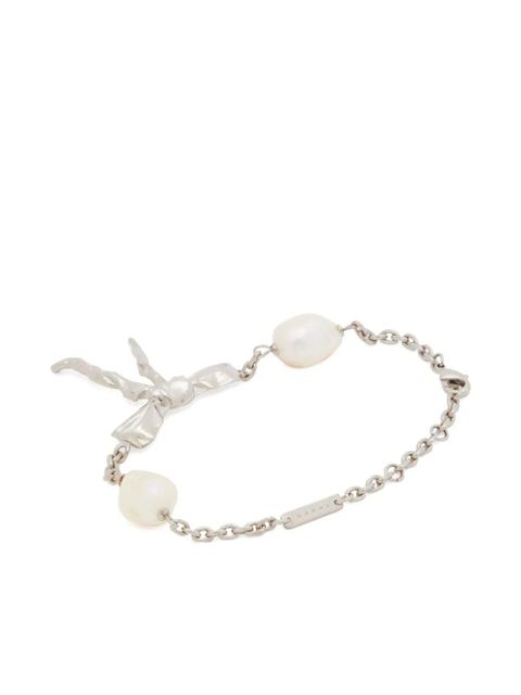 Marni bow-detail bracelet - Silver - zdjęcie produktu nr 2