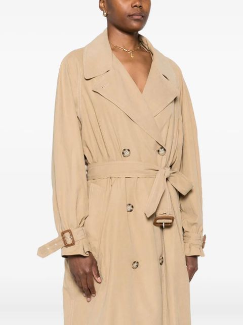 ISABEL MARANT Elea belted double-breasted trench coat - Neutrals