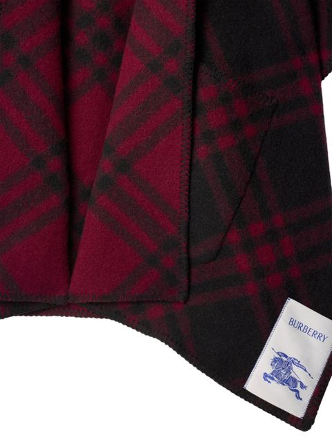 Burberry EDK wool cape - Red