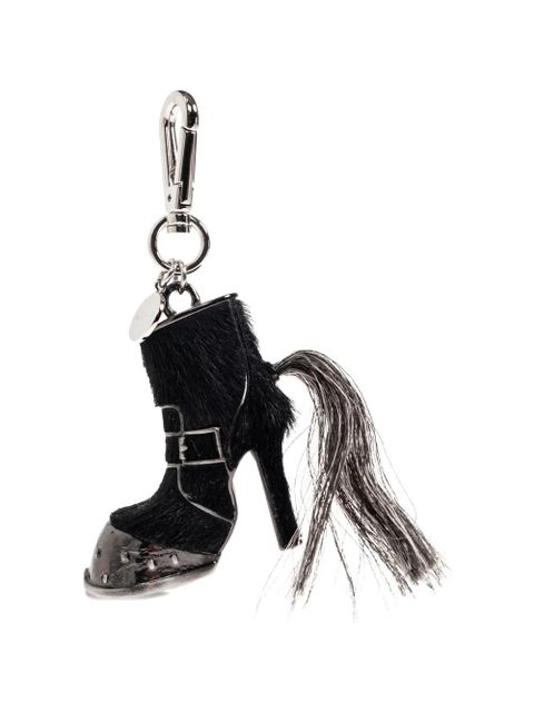 Alexander McQueen leather keyring - Black - zdjęcie produktu nr 2