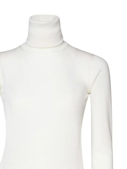 Max Mara roll-neck jumper - White