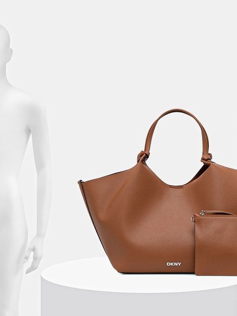 Dkny torebka PAULA COMMUTER TOTE kolor brązowy R42BAE48