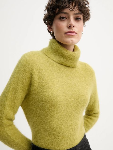 Sandro Ferrone sweter z dodatkiem alpaki