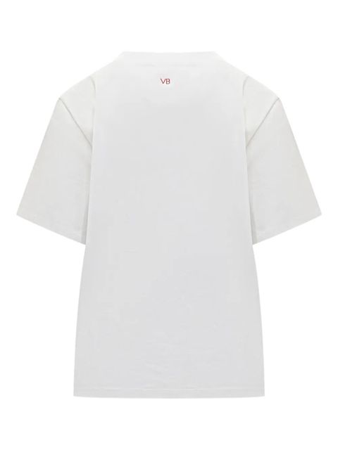 Victoria Beckham slogan-print T-shirt - White - zdjęcie produktu nr 2