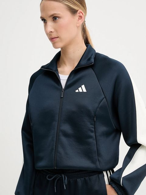 adidas bluza Stadium damska kolor czarny z nadrukiem JW0527