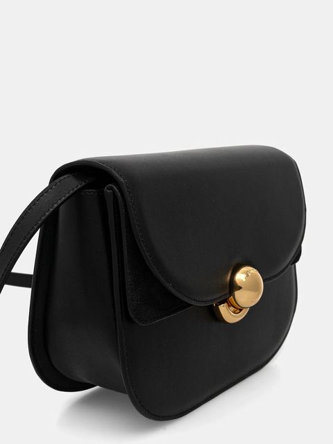 Furla torebka skórzana kolor czarny WB01355.BX0428.O6000 - zdjęcie produktu nr 2