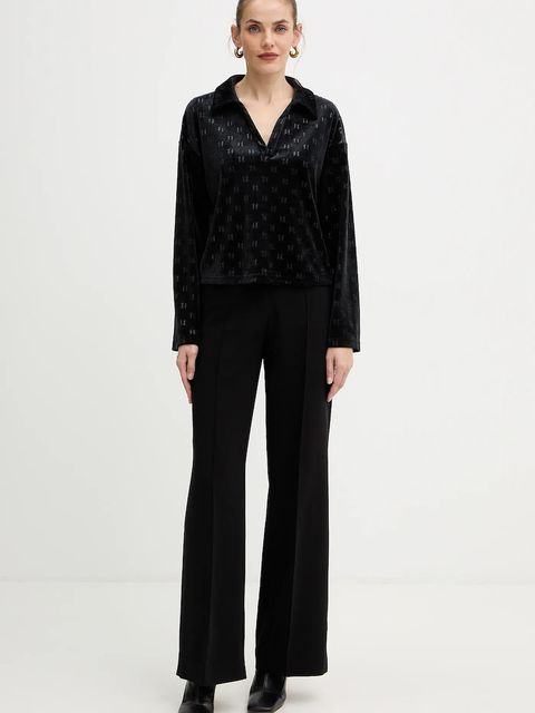 Karl Lagerfeld bluza damska kolor czarny A4W44007 - zdjęcie produktu nr 2