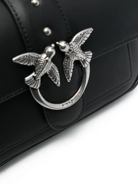 PINKO Love Mini Icon crossbody bag - Black