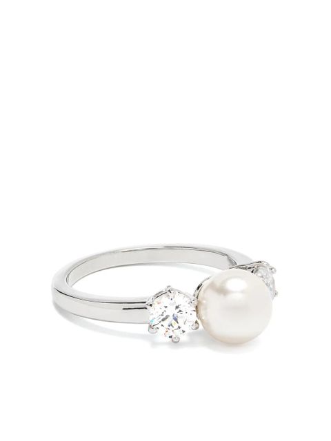 Swarovski Matrix crystal pearl ring - Silver - zdjęcie produktu nr 1