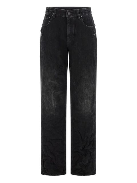 Balenciaga used-effect city jeans - Black - zdjęcie produktu nr 1