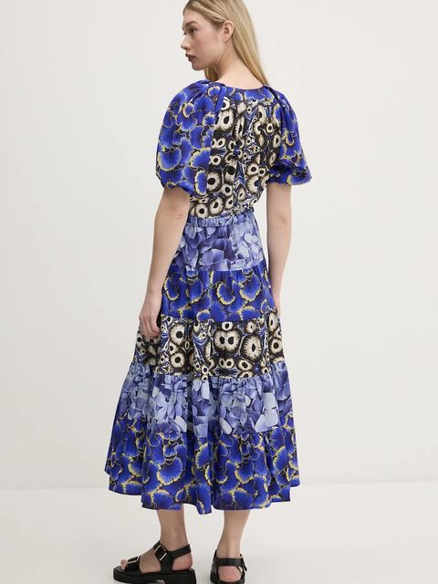 Desigual sukienka CELLS LONG_LACROIX