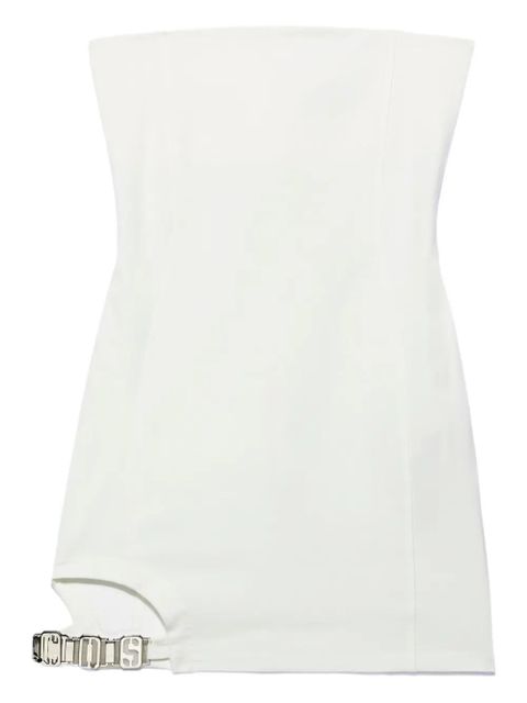 GCDS logo-plaque mini dress - White - zdjęcie produktu nr 1