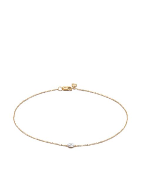 Monica Vinader 14kt recycled yellow gold diamond bracelet - zdjęcie produktu nr 1