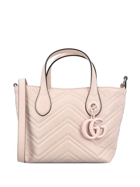 Gucci small GG Marmont tote bag - Pink - zdjęcie produktu nr 1