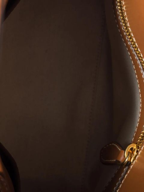 Miu Miu Aventure canvas and leather bag - Neutrals