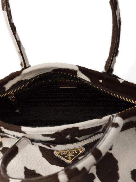 Prada medium Bonnie printed tote bag - White