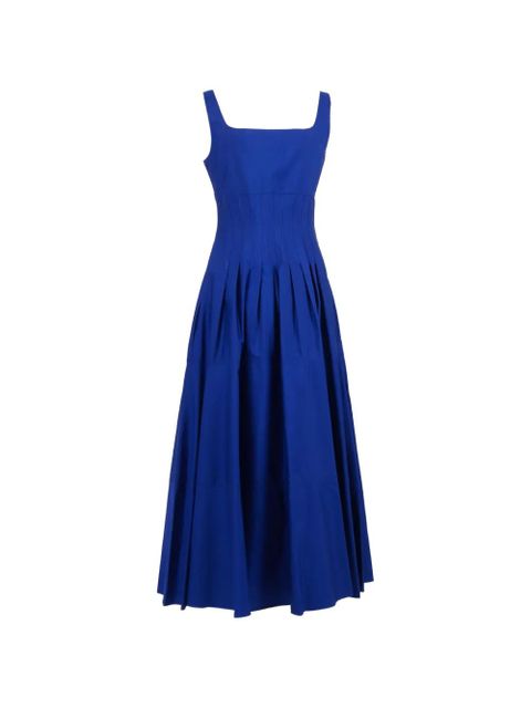 Max Mara pleated flared midi dress - Blue - zdjęcie produktu nr 2