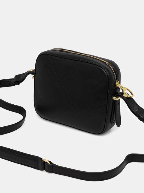 Barbour torebka skórzana Daphne kolor czarny LBA0510