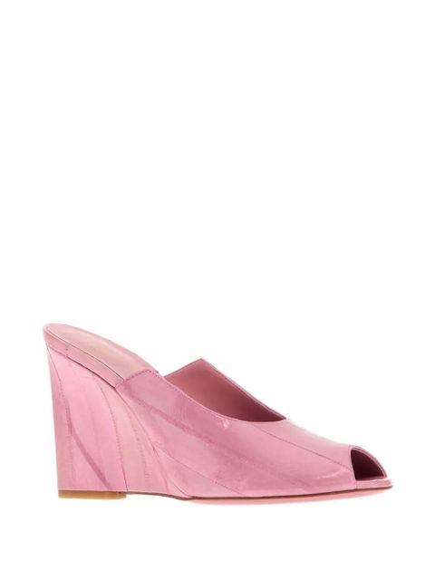 FENDI 90mm leather open-toe sandals - Pink - zdjęcie produktu nr 2