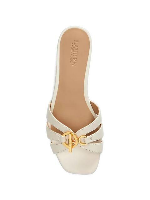 Lauren Ralph Lauren Blaike buckle strap sandals - White