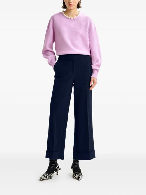 Essentiel Antwerp pressed-crease flared trousers - Blue - zdjęcie produktu nr 2