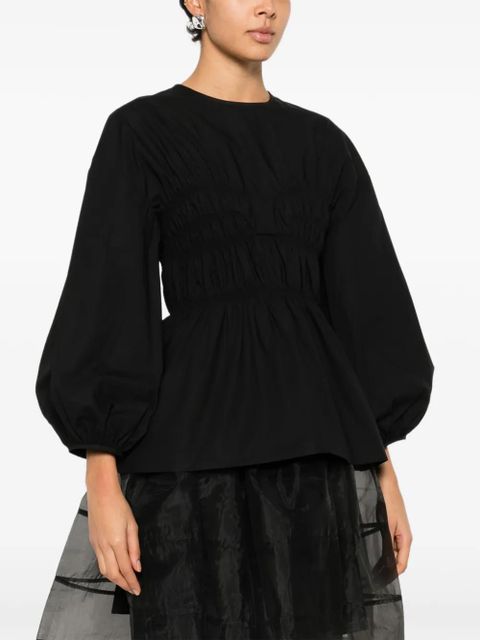 Cecilie Bahnsen long sleeve stitch top - Black - zdjęcie produktu nr 2