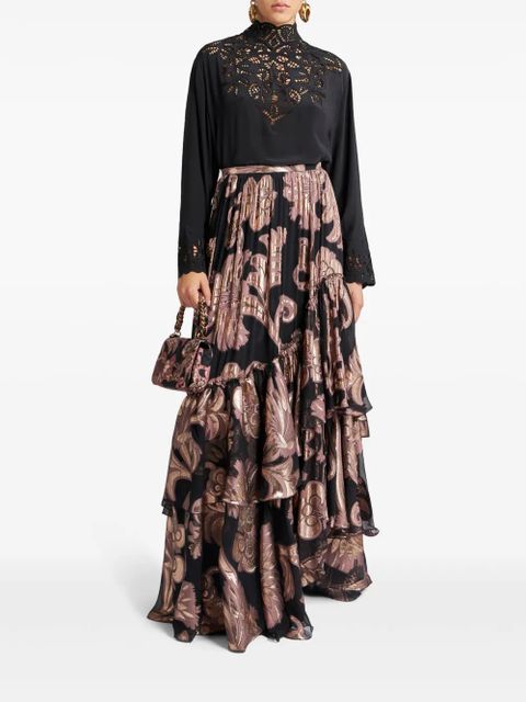 ETRO crepe de chine blouse - Black